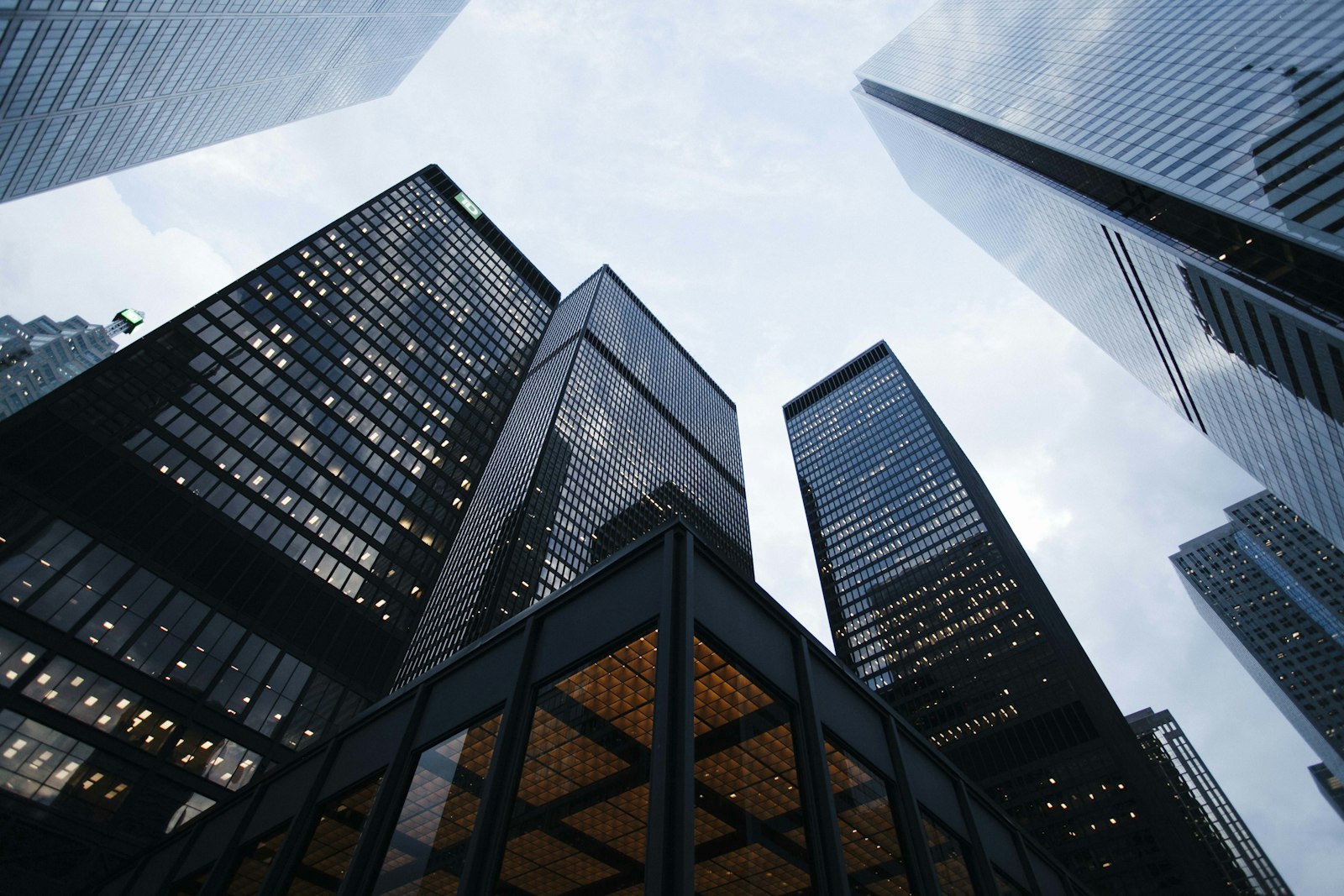 A commercial building that requires professional security systems